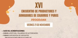 TODO LISTO PARA VIVIR EL XVI ENCUENTRO DE PRODUCTORES Y ARMADORES DE CIGARROS Y PUROS