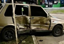 Goya: atrapado cuando huía luego de chocar contra otro vehículo