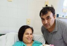 El primer bebe del año en Goya es una nena