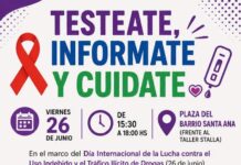 Fundación Jóvenes realizará una jornada gratuita de testeo, prevención y promoción de la salud en el barrio Santa Ana