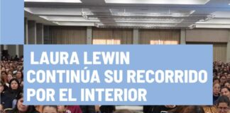 LAURA LEWIN LLEGA A GOYA ESTE MARTES 30 EN EL CLUB UNIÓN