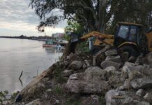 LA MUNICIPALIDAD AVANZA CON EL MANTENIMIENTO DE LA RED DE DRENAJE EN GOYA