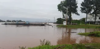 Paso Alvear-Itaquí: suspenden el cruce fronterizo por la creciente del río Uruguay
